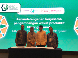 Yayasan Wakaf Produktif Pengelola Aset Islami Indonesia dan Bank CIMB Niaga Syariah Jajaki Kerja Sama Pengembangan Aset Wakaf Produktif 